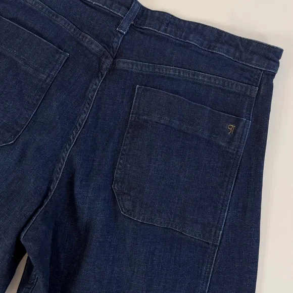 Anthropologie Pilcro Jeans Womens Size 33 Barrel Leg Dark Wash - Picture 4 of 11